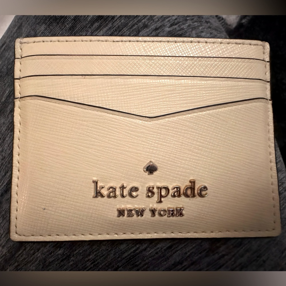 Cream Kate Spade Cardholder